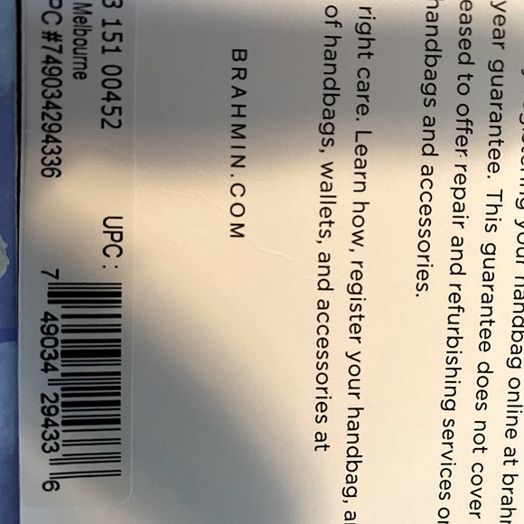 Brahmin small Lena-bark Melbourne purse - Picture 5 of 5